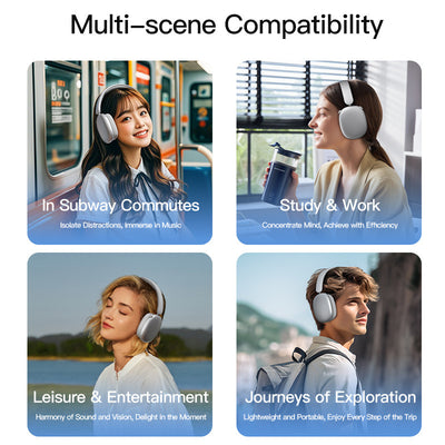 Wireless Bluetooth 5.3 Kopfhörer Soyto T9 ENC Over Ear Stereo Headset