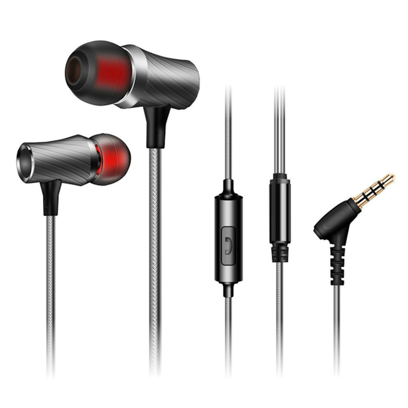 High-End Kopfhörer KZ X9 HS Tornado DM3 In-Ear Headset Headphones in PU Hardcase