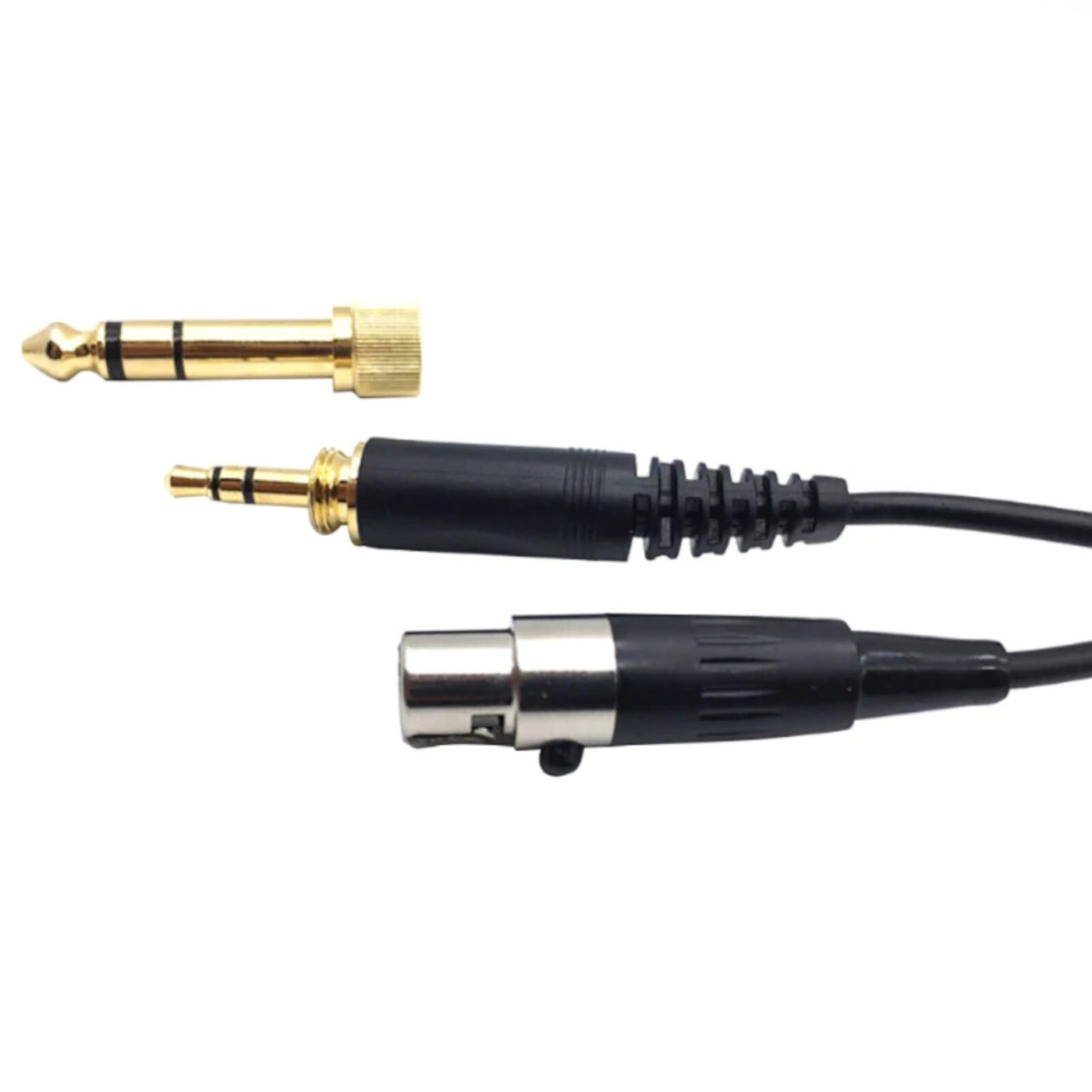 3m Kopfhörer Spiral Kabel Mini-XLR Anschlußkabel für AKG beyerdynamic Pioneer AA