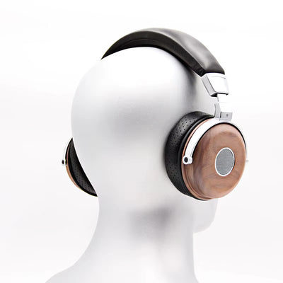 Premium Walnuss Holz Kopfhörer High End Headphone 50mm Treiber Super Klang B7-2