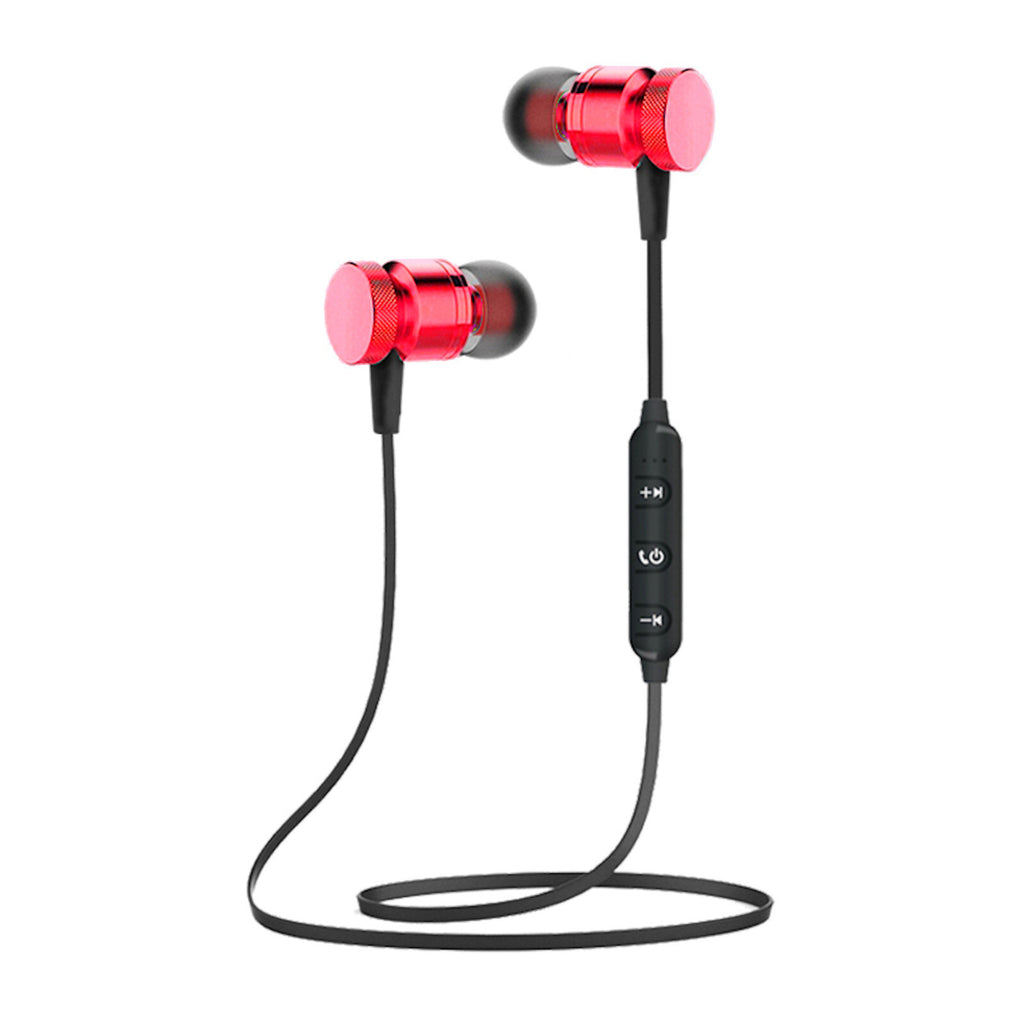 Schwarz-rotes magnetisches X9 Bluetooth In-Ear-Headset