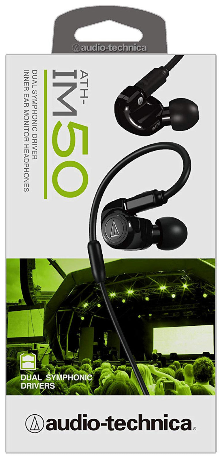 Audio Technica ATH-IM50 Dual Symphonic Driver Schwarz In-Ear Kopfhörer Headphone