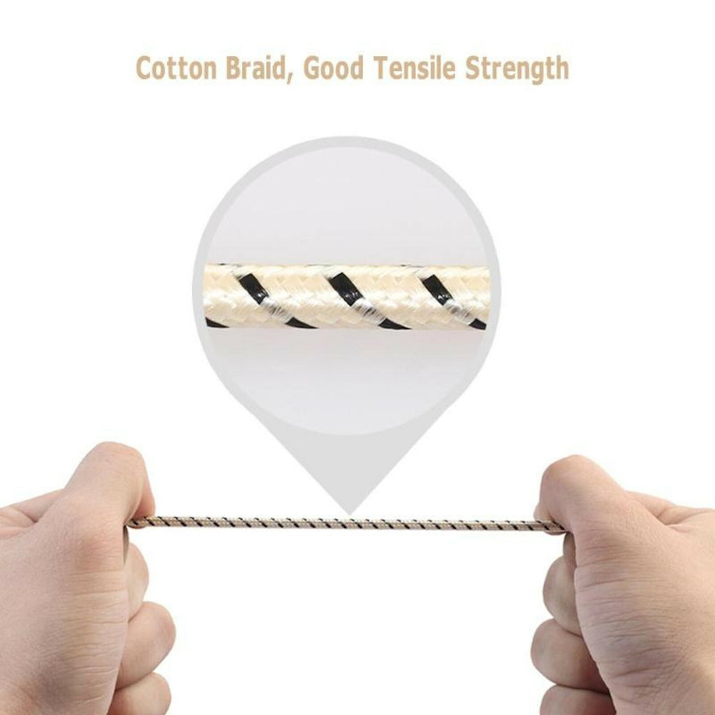 Beige 0,5 m Nylon Klinken-Verlängerung