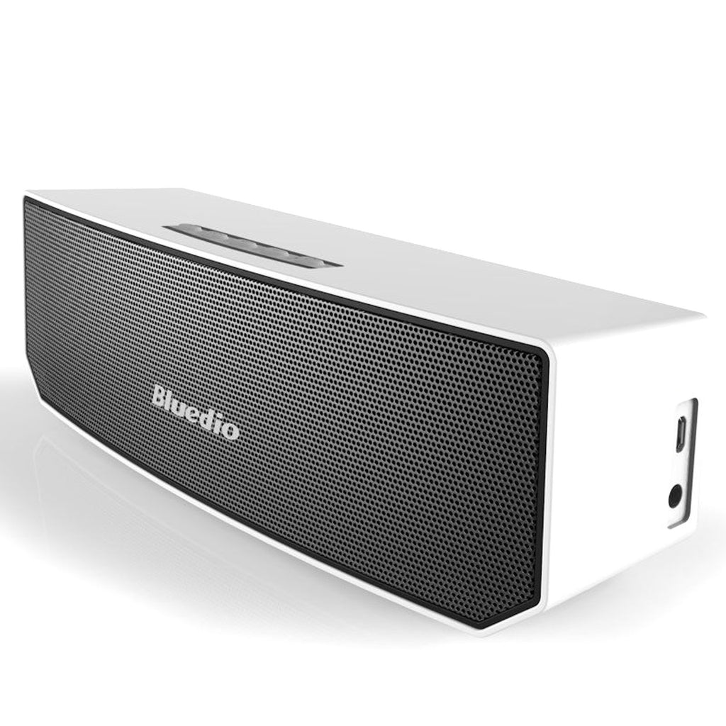 Weißer Bluedio BS-3 Mini Bluetooth-Lautsprecher