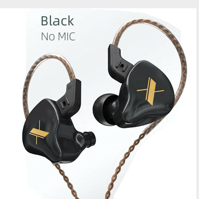 KZ EDX High-End Professional HiFi In-Ear Kopfhörer Headset Schwarz Weiß Kristall