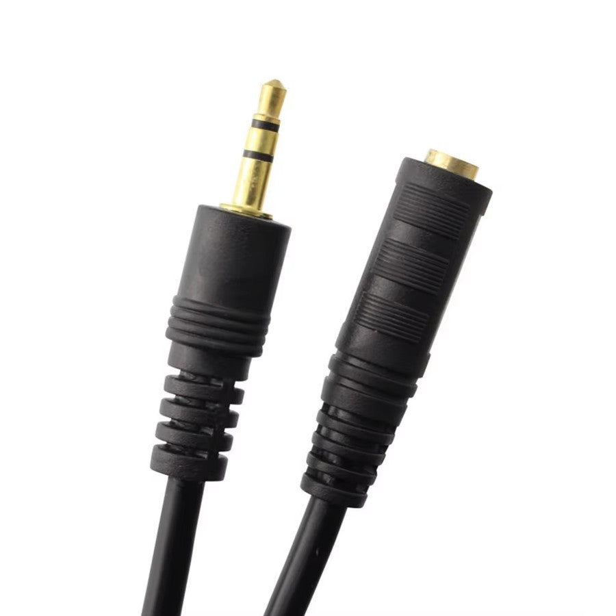 5m Audio Verlängerungskabel 🎧 OFC AUX 3,5mm Klinke Stecker/Buchse vergoldet