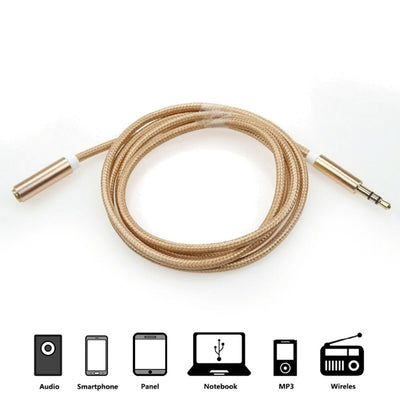 1m Nylon Audio Stereo Kopfhörer Verlängerungskabel 3,5mm Klinke Stecker > Buchse