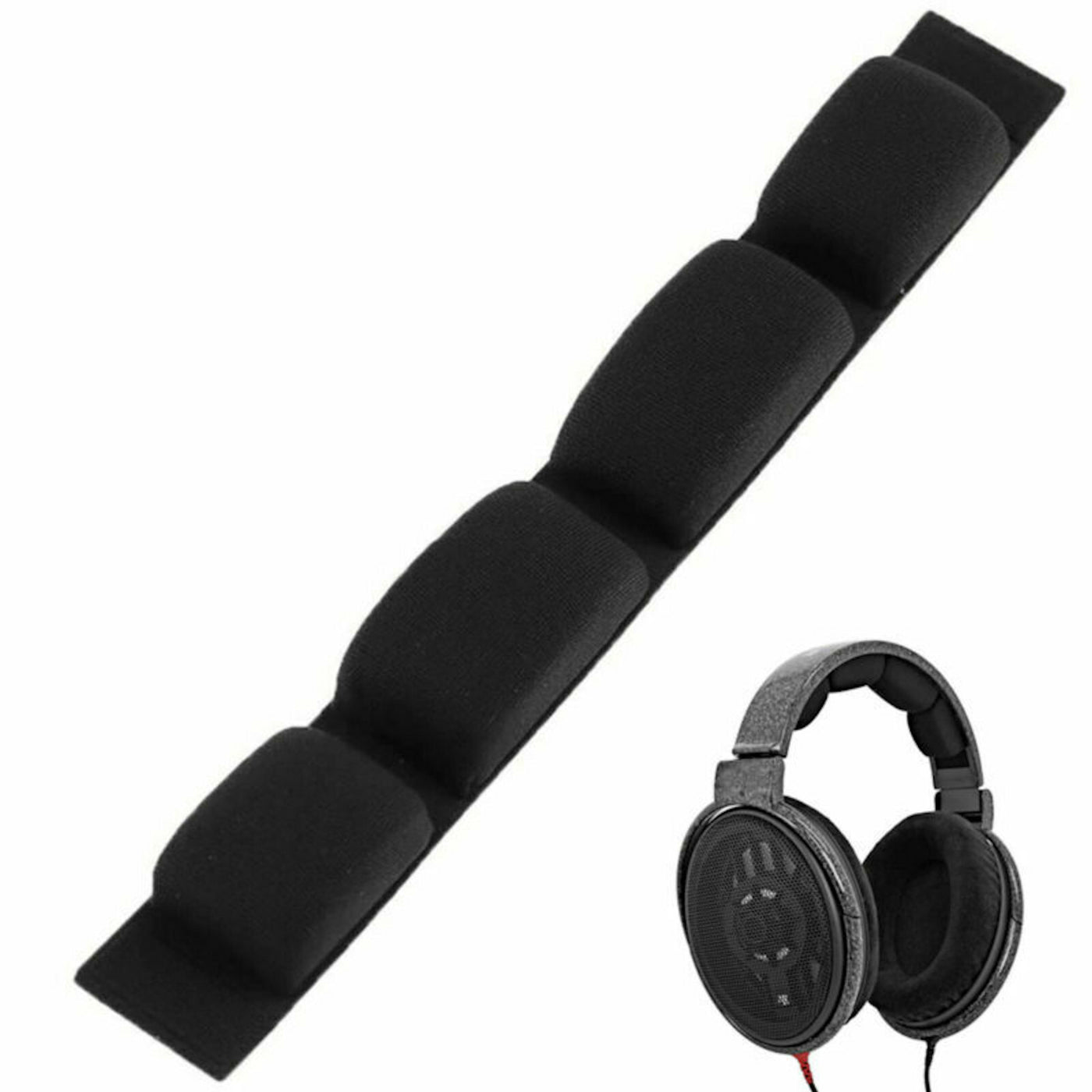 Velour Ohrpolster Kopfband Sennheiser Kopfhörer HD525, HD535, HD545 II, HD565 II