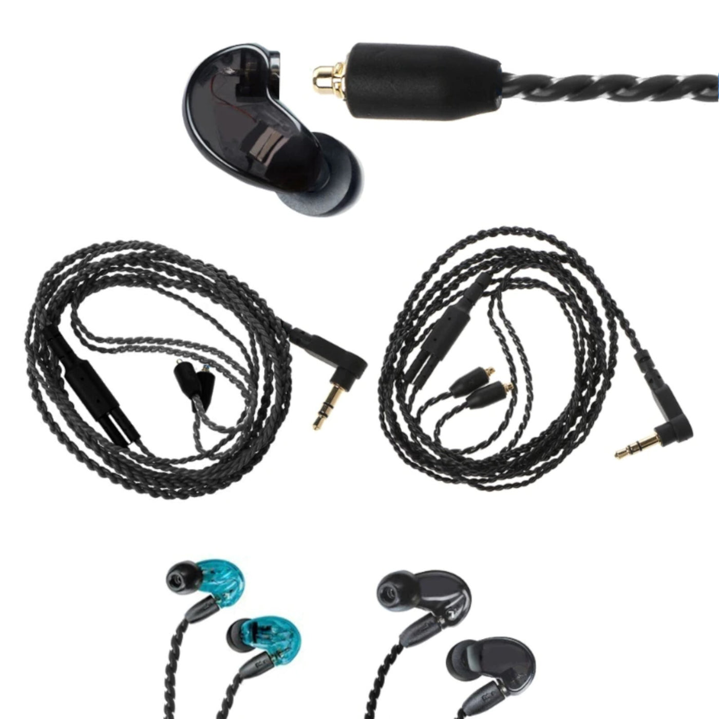 1,2m Audio Anschlusskabel MMCX für Shure SE215 SE315 SE535 SE846 UE900
