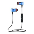 Schwarz-blaues magnetisches X9 Bluetooth In-Ear-Headset