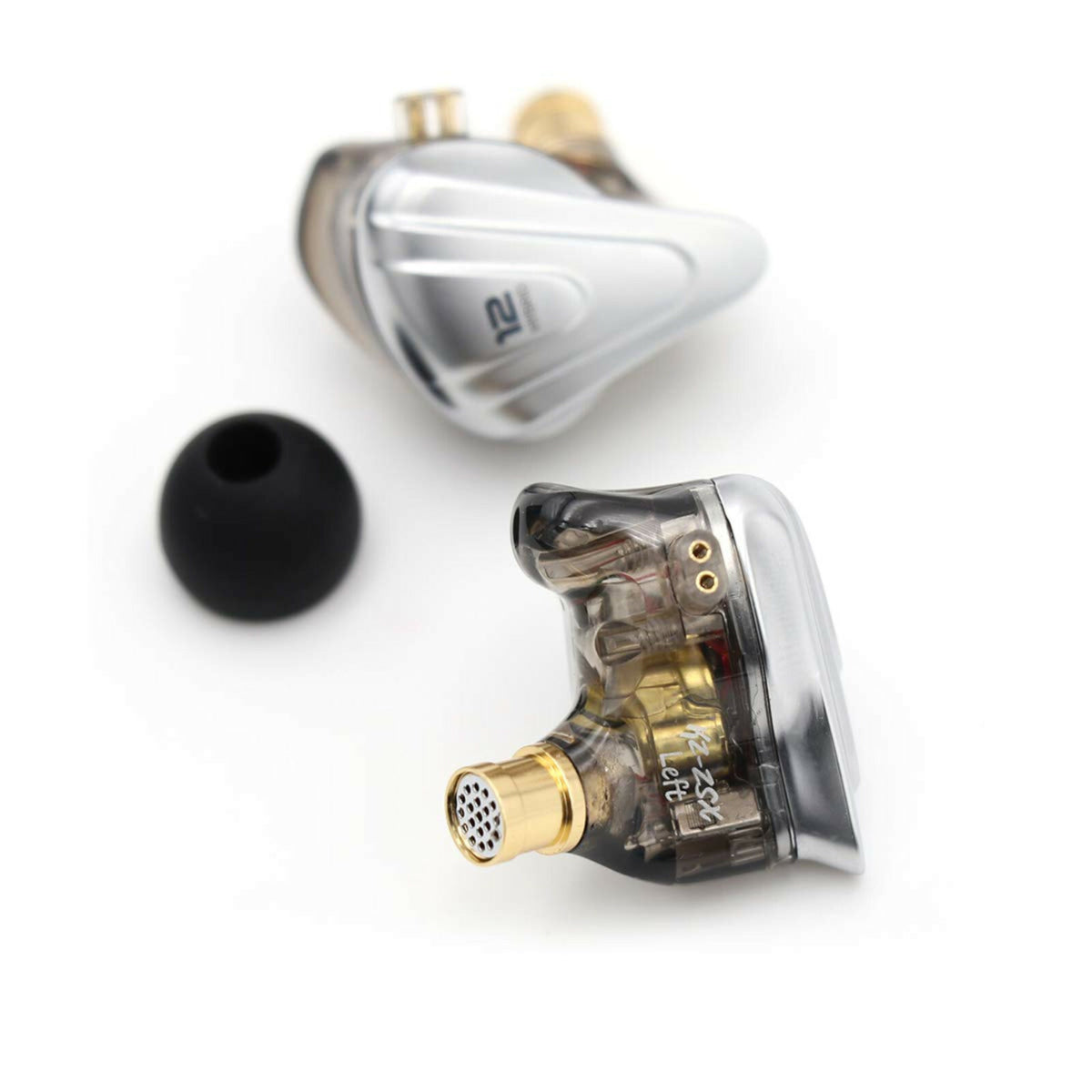 Schwarzes KZ ZSX In-Ear-Headset mit 12 Treibern