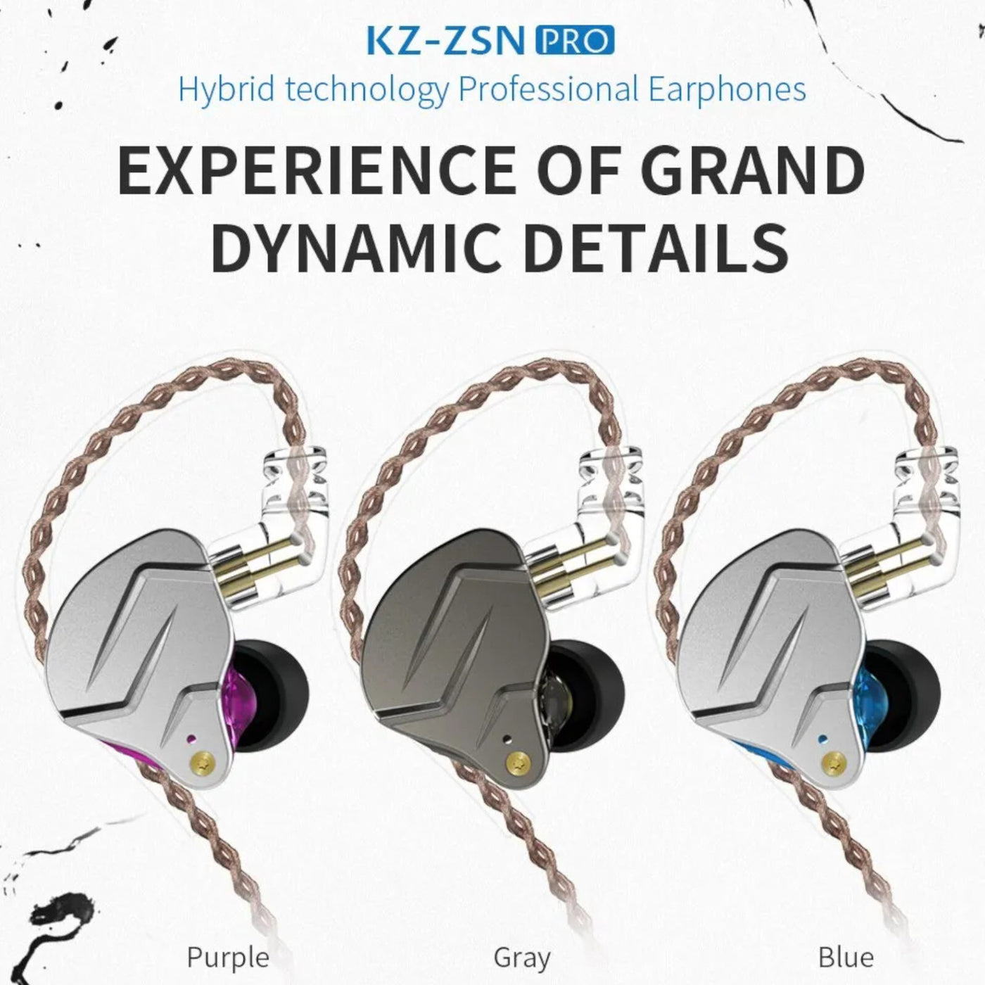 KZ ZSN Pro Premium High-End Hybrid Treiber HiFi In-Ear Kopfhörer Headset