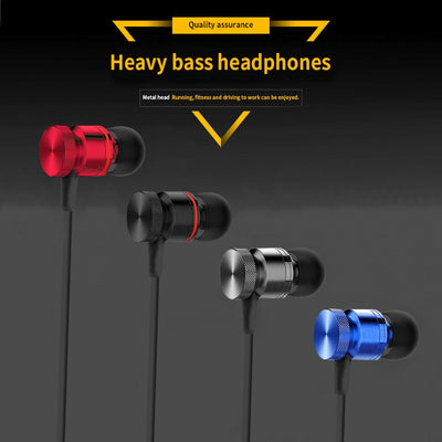 Bluetooth In Ear Kopfhörer Magnetisch Wireless Super Bass X9 Schwarz Rot Gold