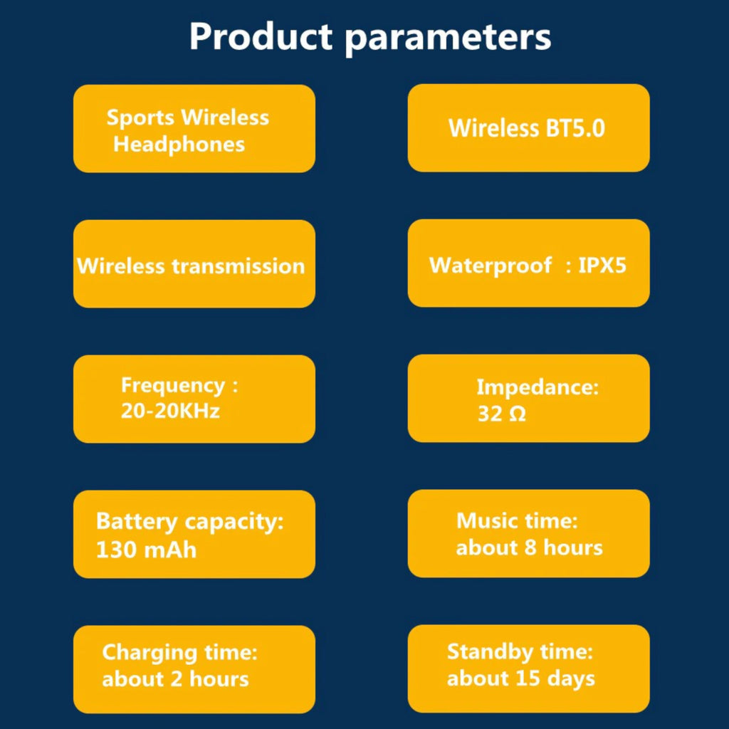 G01 Sport-In-Ear-Headset mit Bluetooth 5.0 und NFC
