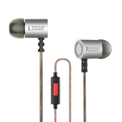 Original KZ ED4 HS silber High-End Headset Kopfhörer In-Ear Hardcase Beats