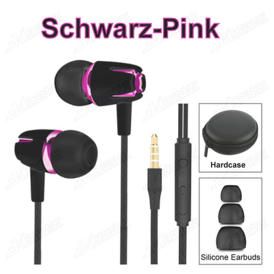 Super Bass In-Ear Kopfhörer Ohrhörer S9+ Headset Earphone Headphone + PU-Tasche
