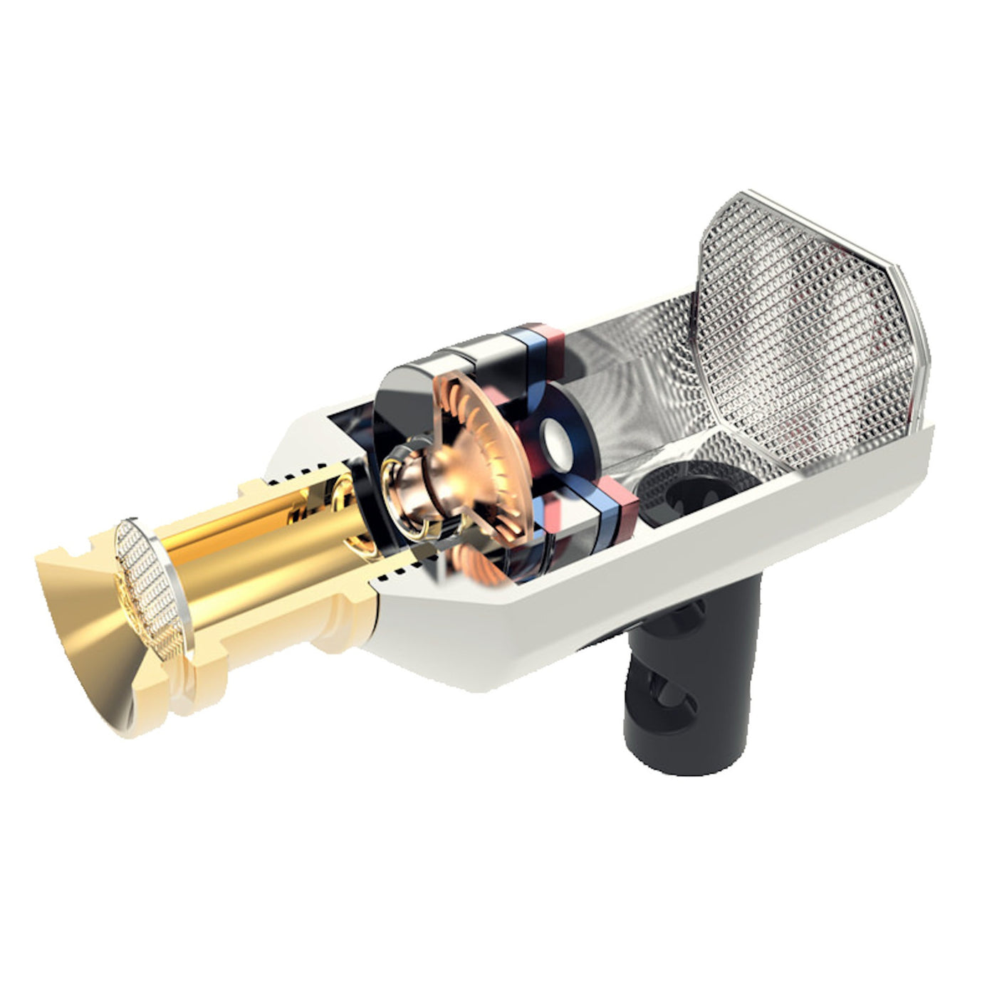 High-End Headset Kopfhörer KZ-ED9 Silber Professional In-Ear-Headset Ohrhörer