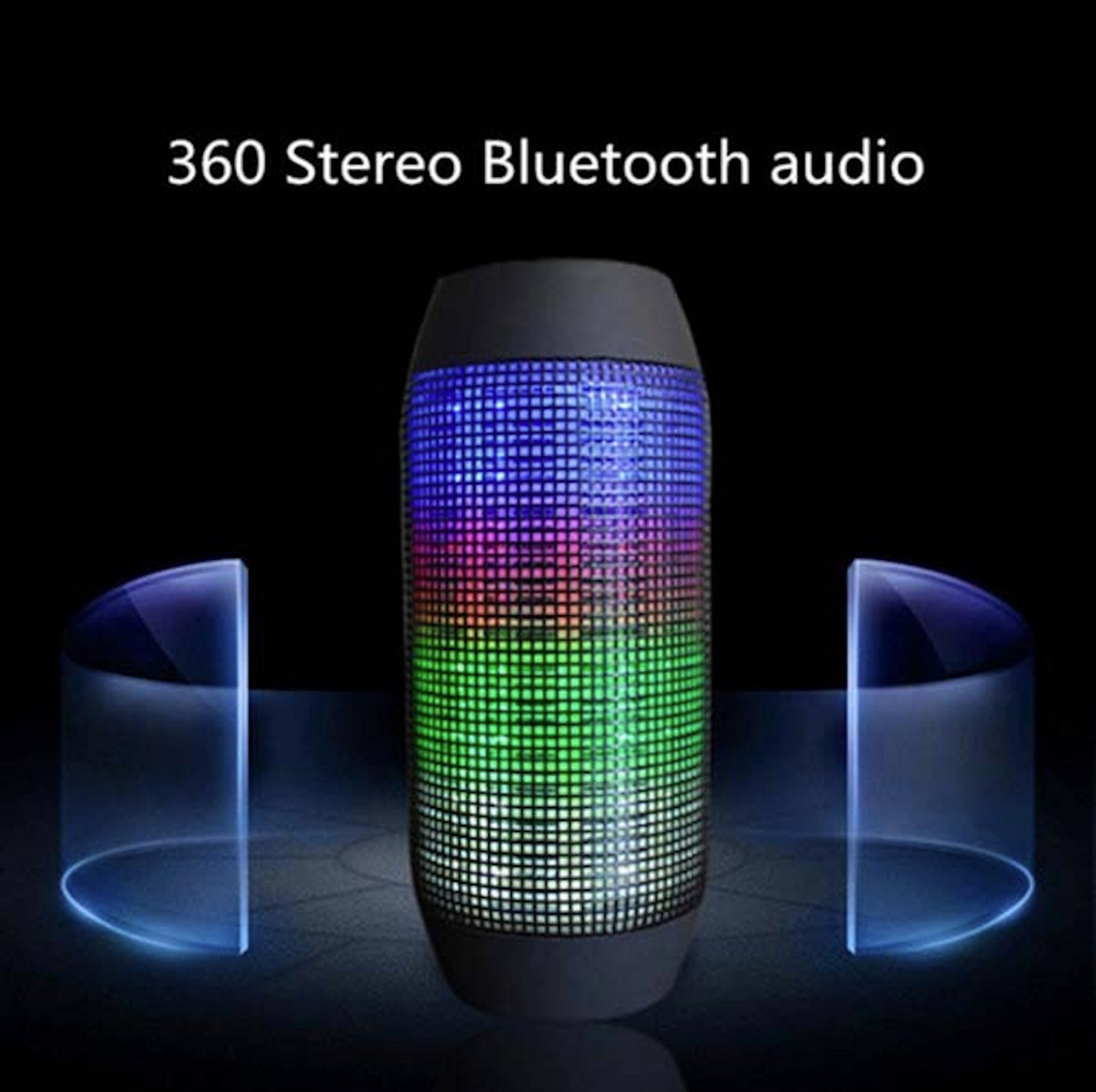 Bluetooth Sound Box SBP Lautsprecher Wireless MP3 SD USB AUX Schwarz Neu