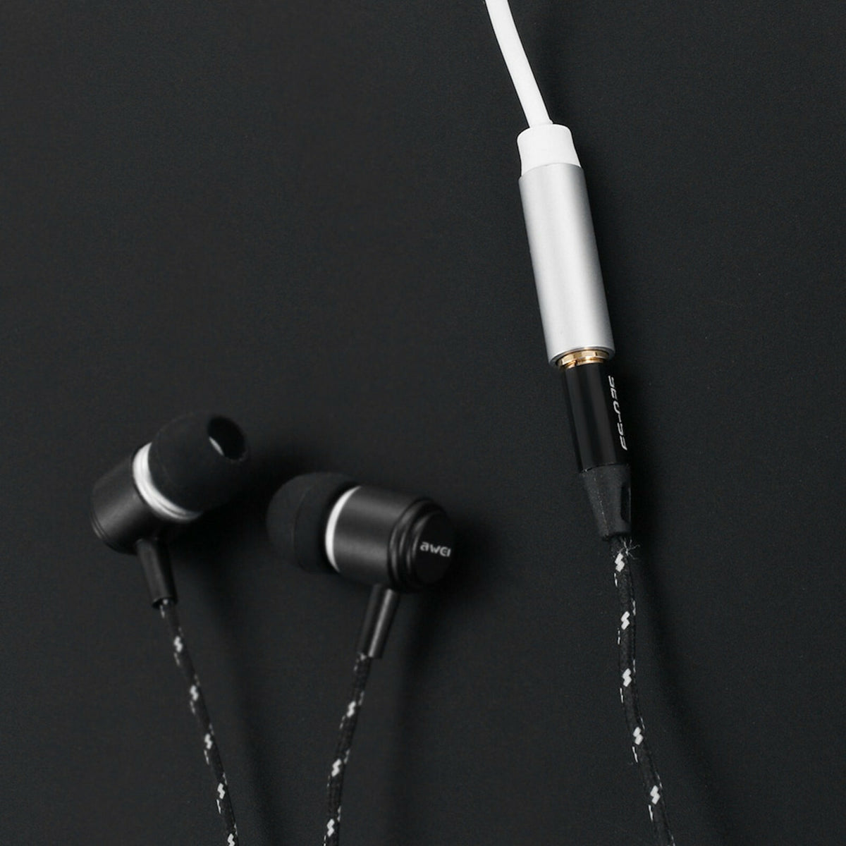 Weiße 1 m 4-polige Headset-Verlängerung