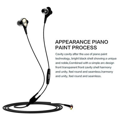 Premium Headset Kopfhörer QKZ-KD4 Dual Treiber In-Ear-Headset Ohrhörer