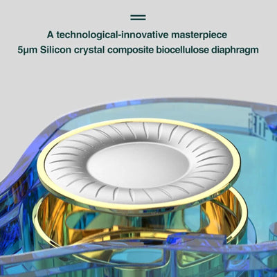 Premium Headset Kopfhörer QKZ-AK6 Max HiFi In-Ear-Headset Ohrhörer + Hardcase