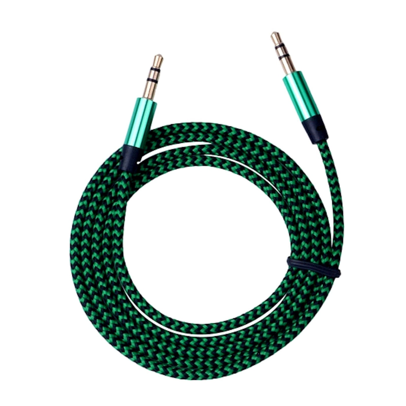 Audio Stereo Kopfhörer Anschlusskabel Nylon 1m 3,5mm Klinke Stecker > Stecker