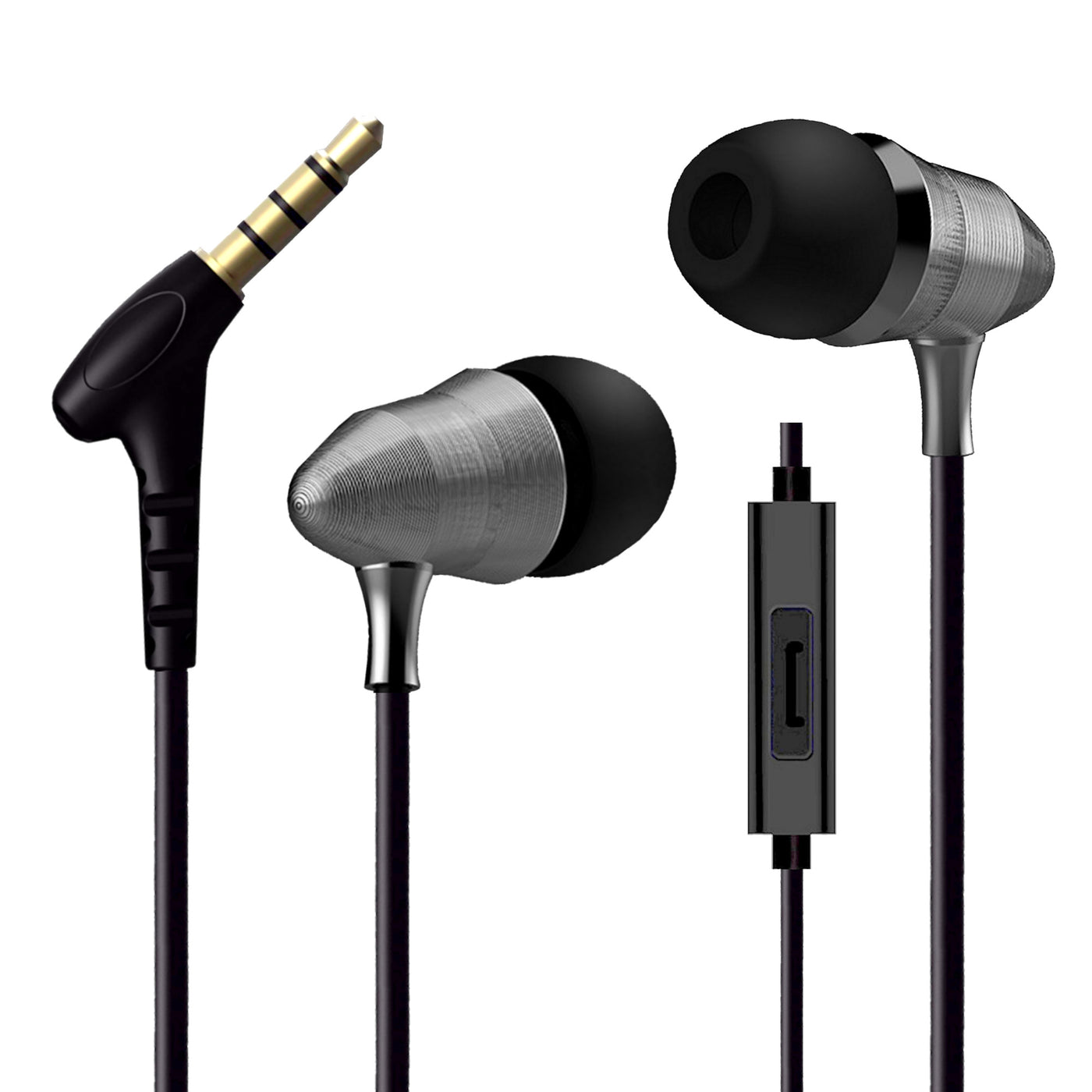 MEGABASS In-Ear Kopfhörer Headset X6 HS Pro Silber Metal Version Beats