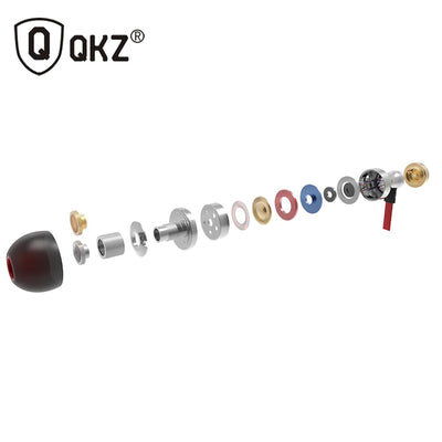 Premium Headset Kopfhörer QKZ-KD1 Pro HiFi In-Ear-Headset Ohrhörer