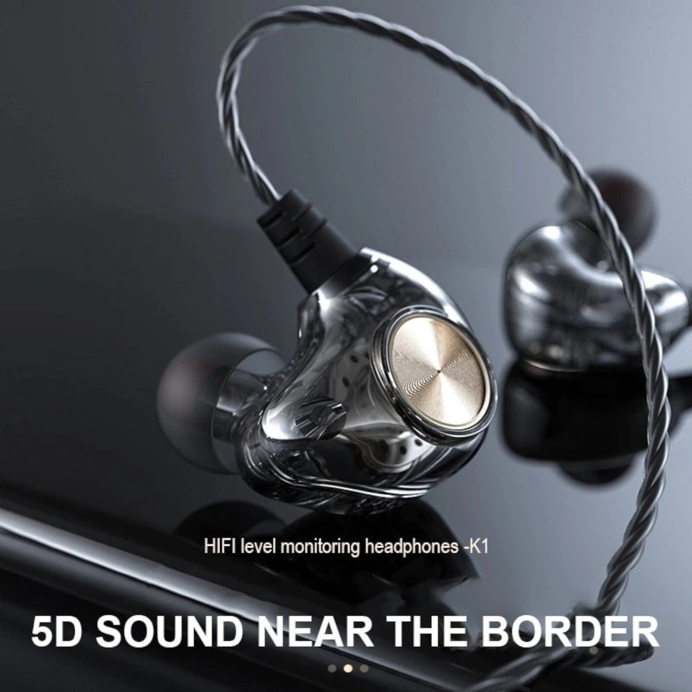 Original 3K K1 HD Professional HiFi Kopfhörer Headset Premium In-Ear