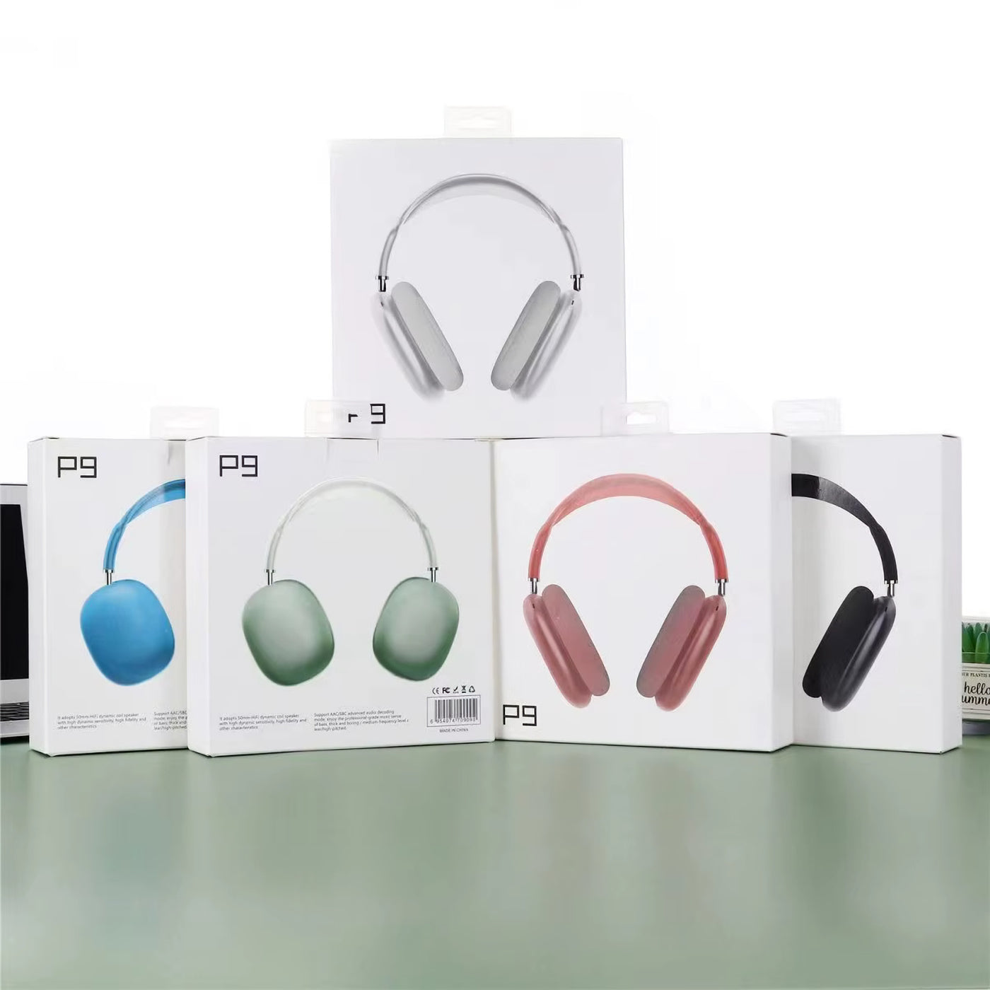 Wireless Bluetooth 5.1 Kopfhörer P9 Pro Over Ear Stereo Headset