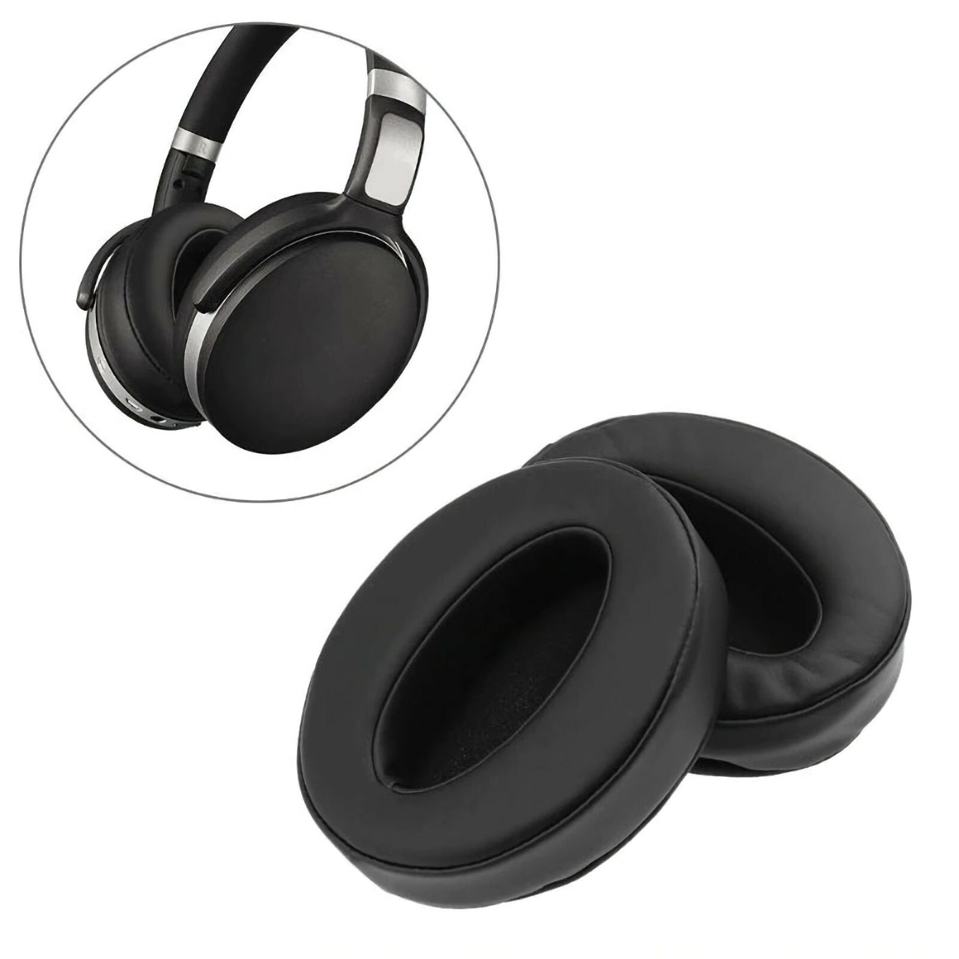 Ohrpolster Sennheiser Kopfhörer HD4.20 HD4.30 HD4.40 HD4.50 HD350BT schwarz