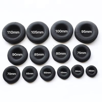 Ohrpolster Kissen für Kopfhörer 45 - 110mm Durchmesser wrinkled