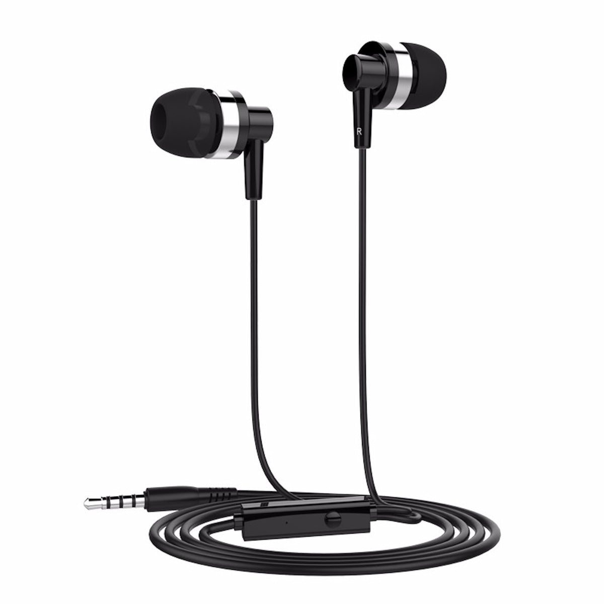 Schwarzes Langsdom JD89 In-Ear-Headset