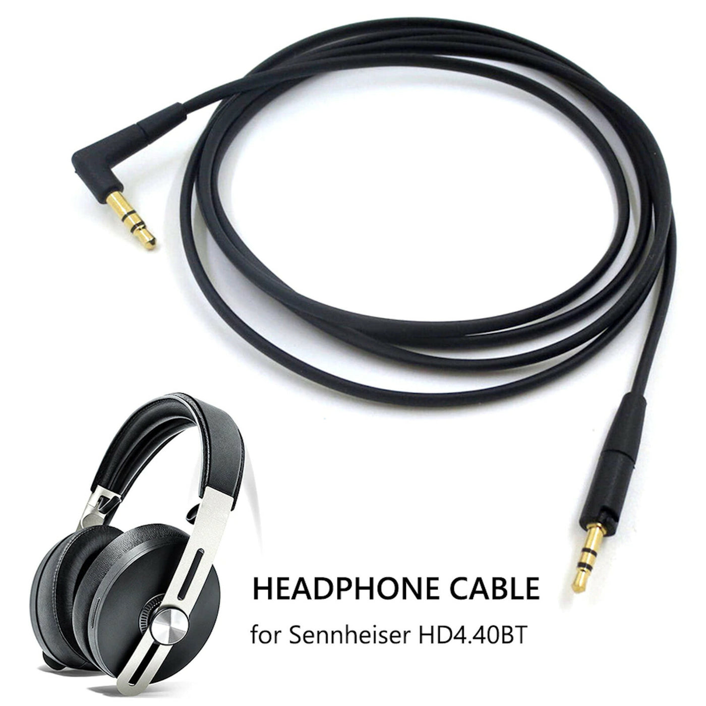 1,5m Audio Anschlusskabel Sennheiser Momentum 2.0 HD4.40 HD4.40BT HD4.50 HD4.5BT