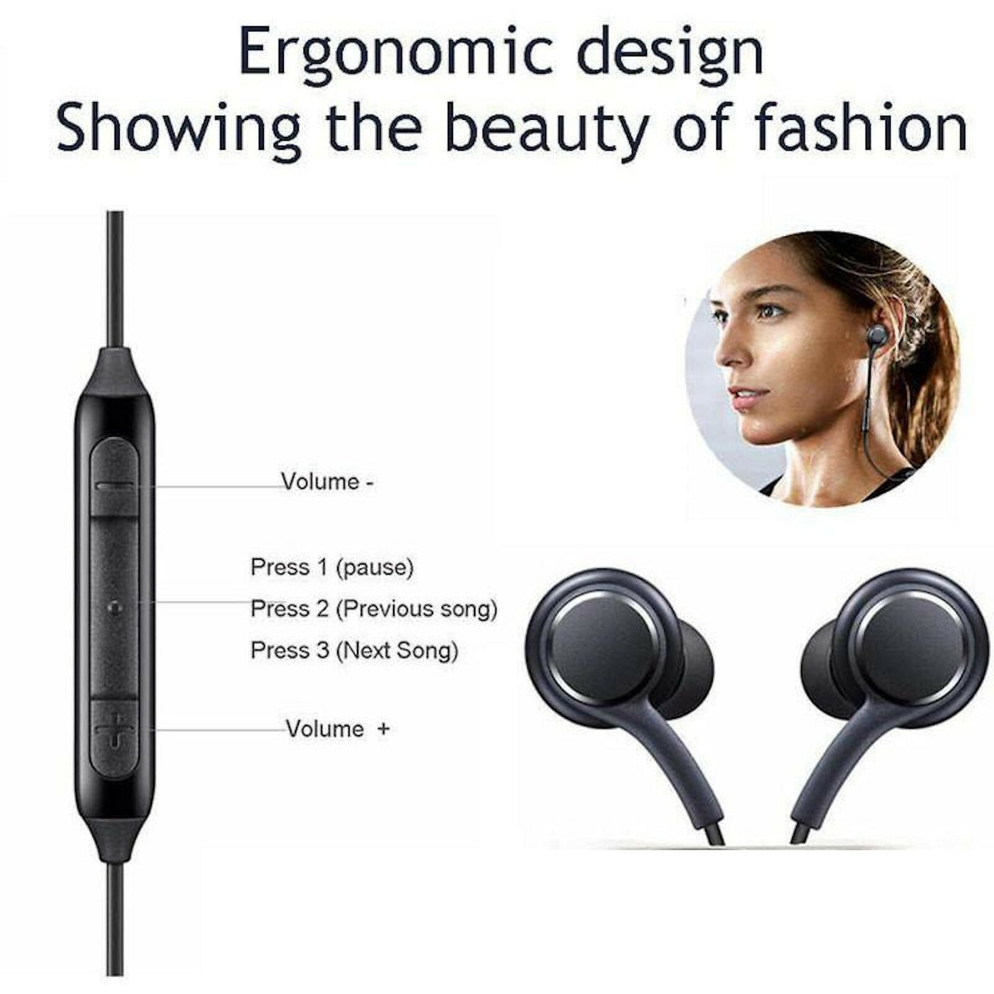 In-Ear Kopfhörer Earphone EO-IG955 für Samsung LG Xiaomi Oppo Bass Beats 44955