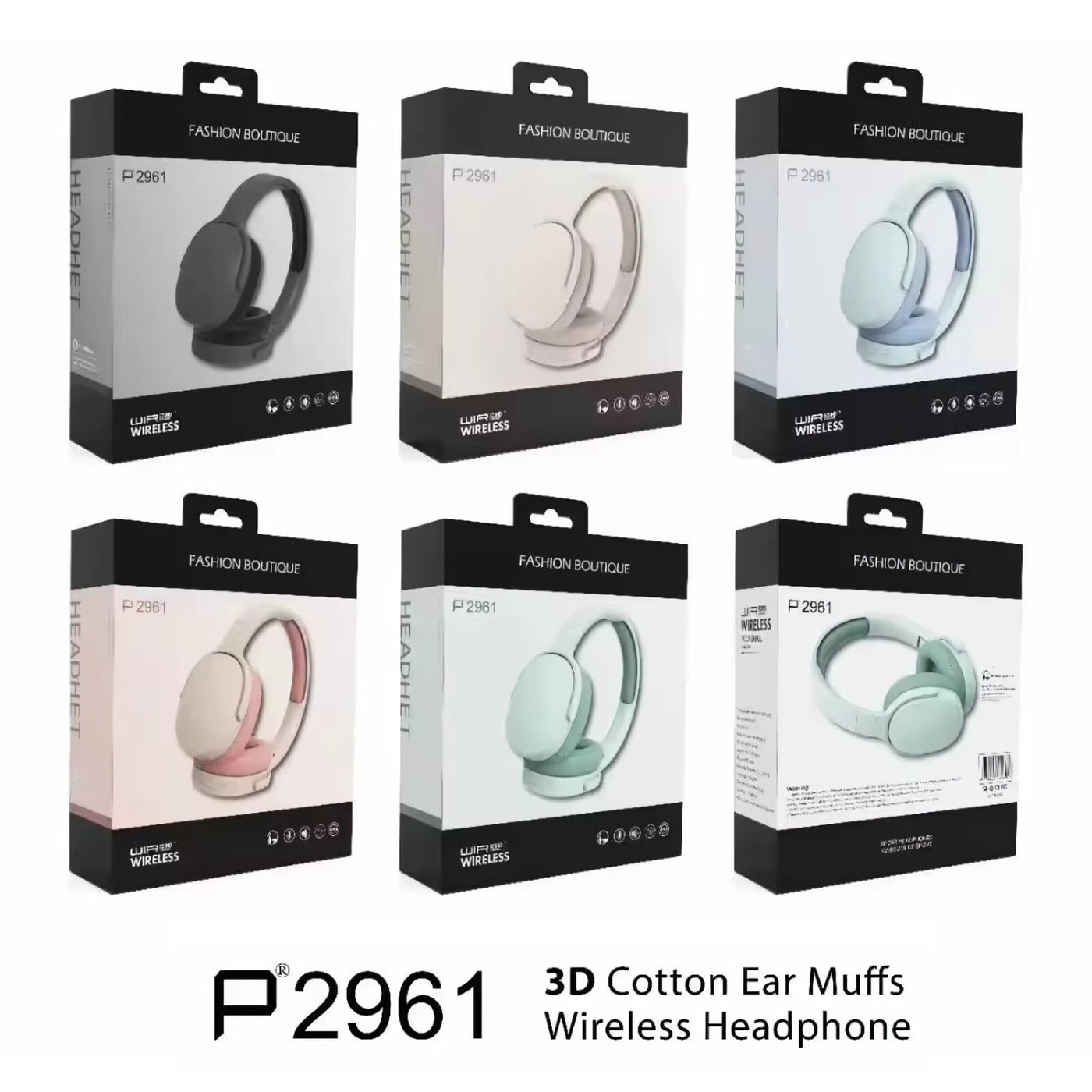 Wireless Bluetooth 5.3 Kopfhörer Bass Over Ear Hifi Stereo Headset True Sport