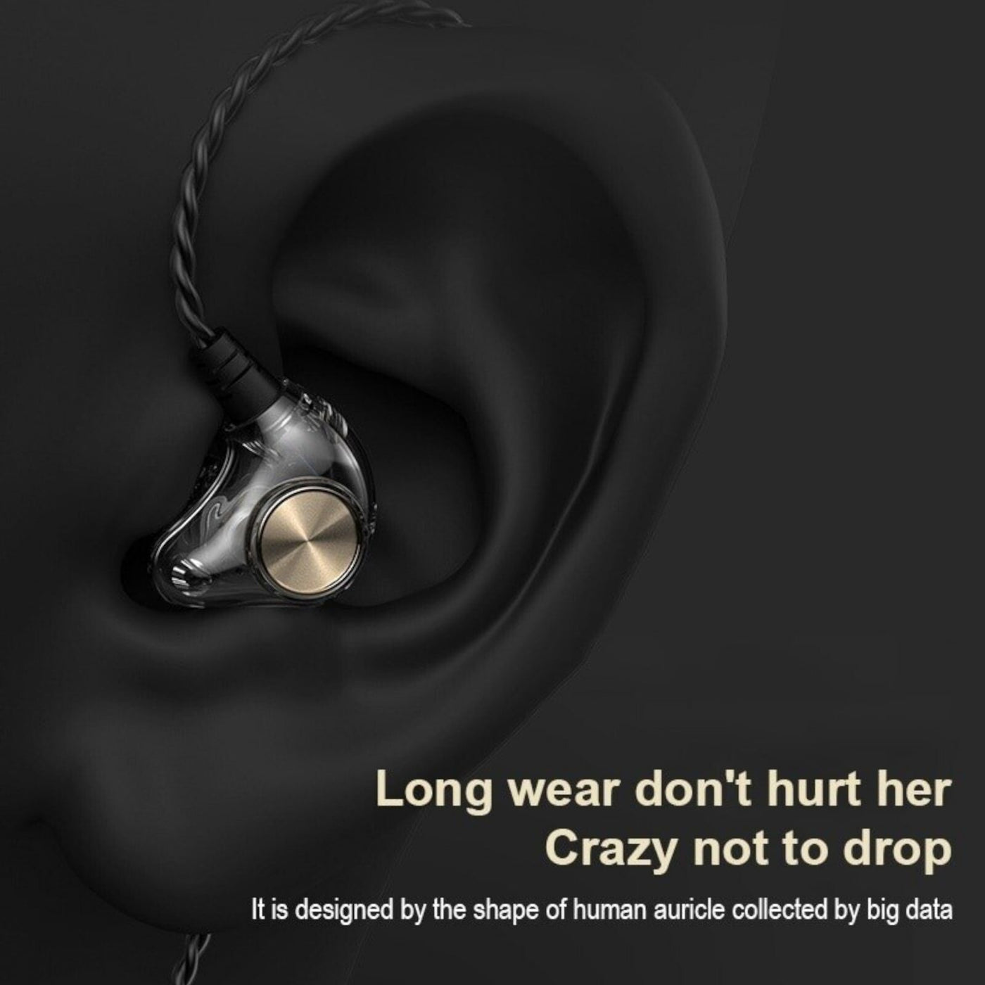 Original 3K K1 HD Professional HiFi Kopfhörer Headset Premium In-Ear