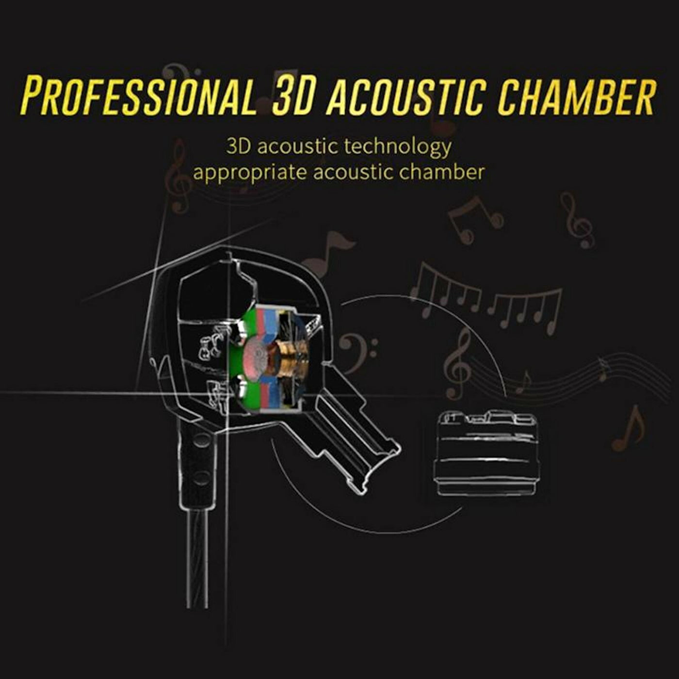 KZ HD9 Hi-Fi In-Ear Ohrhörer Premium Super Bass Sound, Earphone weiss