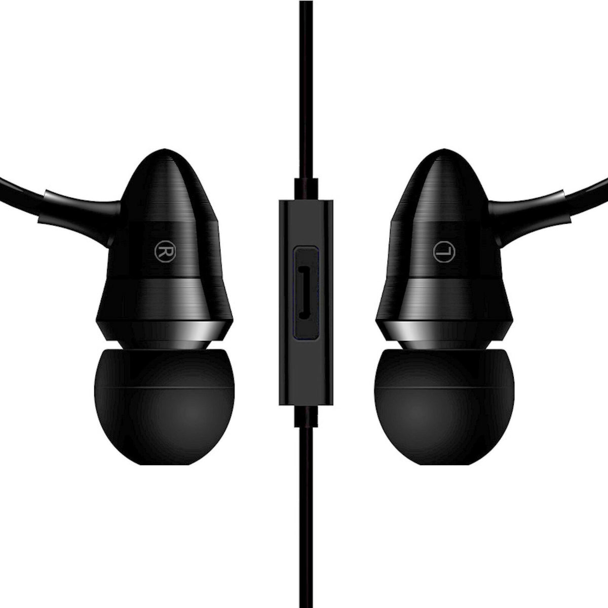 Schwarzes KZ X6 HS Pro Metall In-Ear-Headset