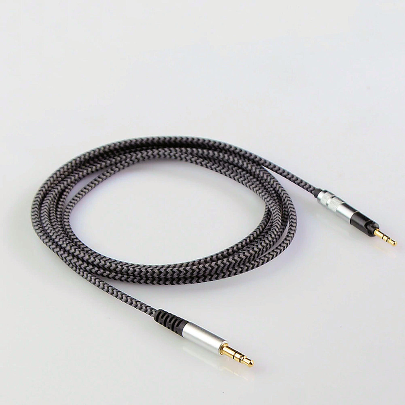 2m Ersatz Audio Nylon Anschlusskabel Sennheiser HD559 HD569 HD589 HD599...