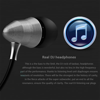 MEGABASS In-Ear Kopfhörer Headset X6 HS Pro Silber Metal Version Beats