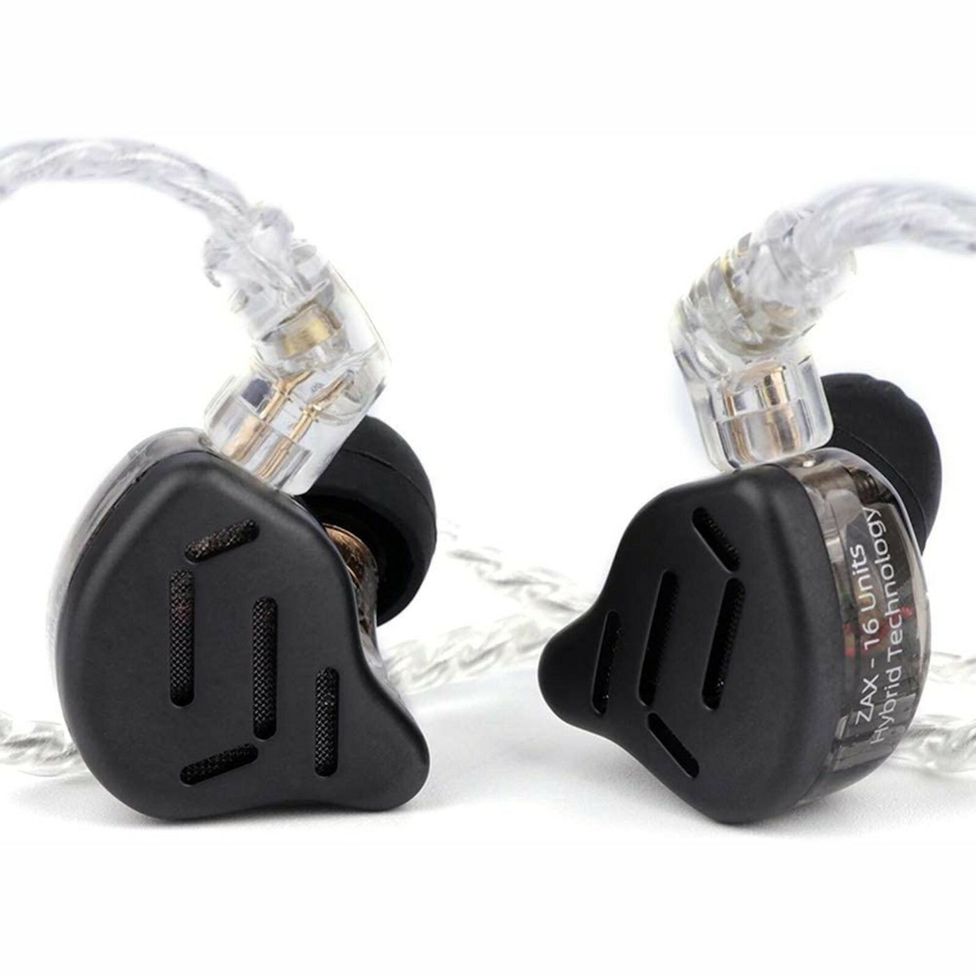 KZ ZAX Premium High-End Professional 16 Treiber HiFi In-Ear Kopfhörer Mic Black