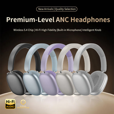 Wireless Bluetooth 5.4 Kopfhörer P859 ANC Over Ear Stereo Headset