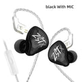Schwarzes KZ ZSTx Pro Hybrid In-Ear-Headset