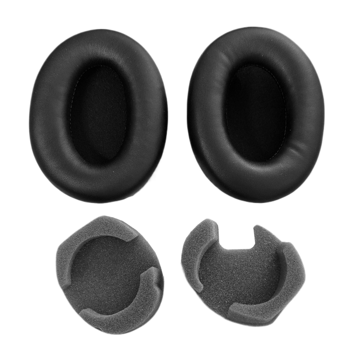 Ersatz Ohrpolster für SONY WH-1000XM4 Schwarz Kopfhörer (WH1000XM4) Headphones