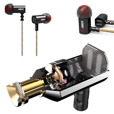 High-End Headset Kopfhörer KZ-ED9 Schwarz Professional In-Ear-Headset Ohrhörer