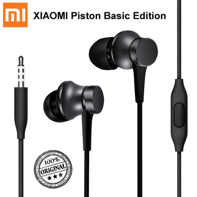 Original XIAOMI Piston Pro Basic Edition Kopfhörer Headset 3.5mm Schwarz