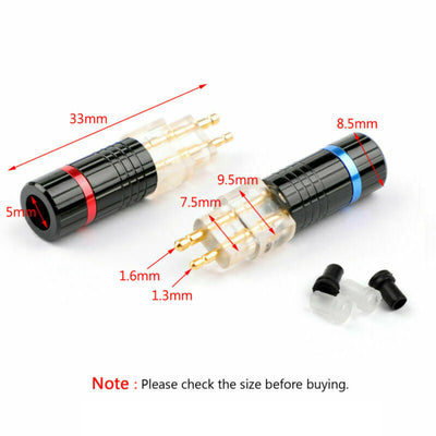 Audio Stecker zum Löten für Sennheiser HD25 HD525 HD565 HD600 HD650 rund