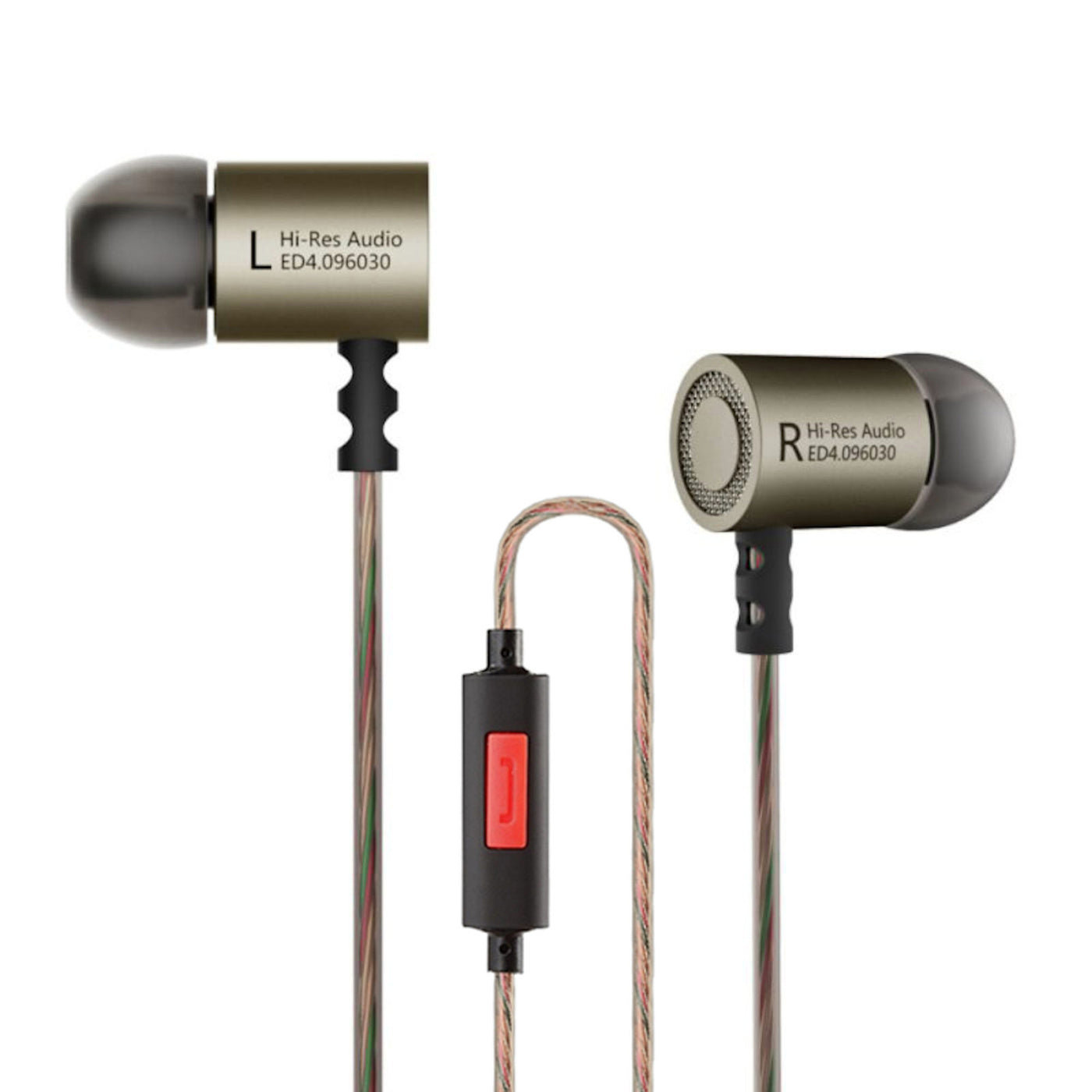 Original KZ ED4 HS gunmetal High-End Headset Kopfhörer In-Ear Hardcase Beats