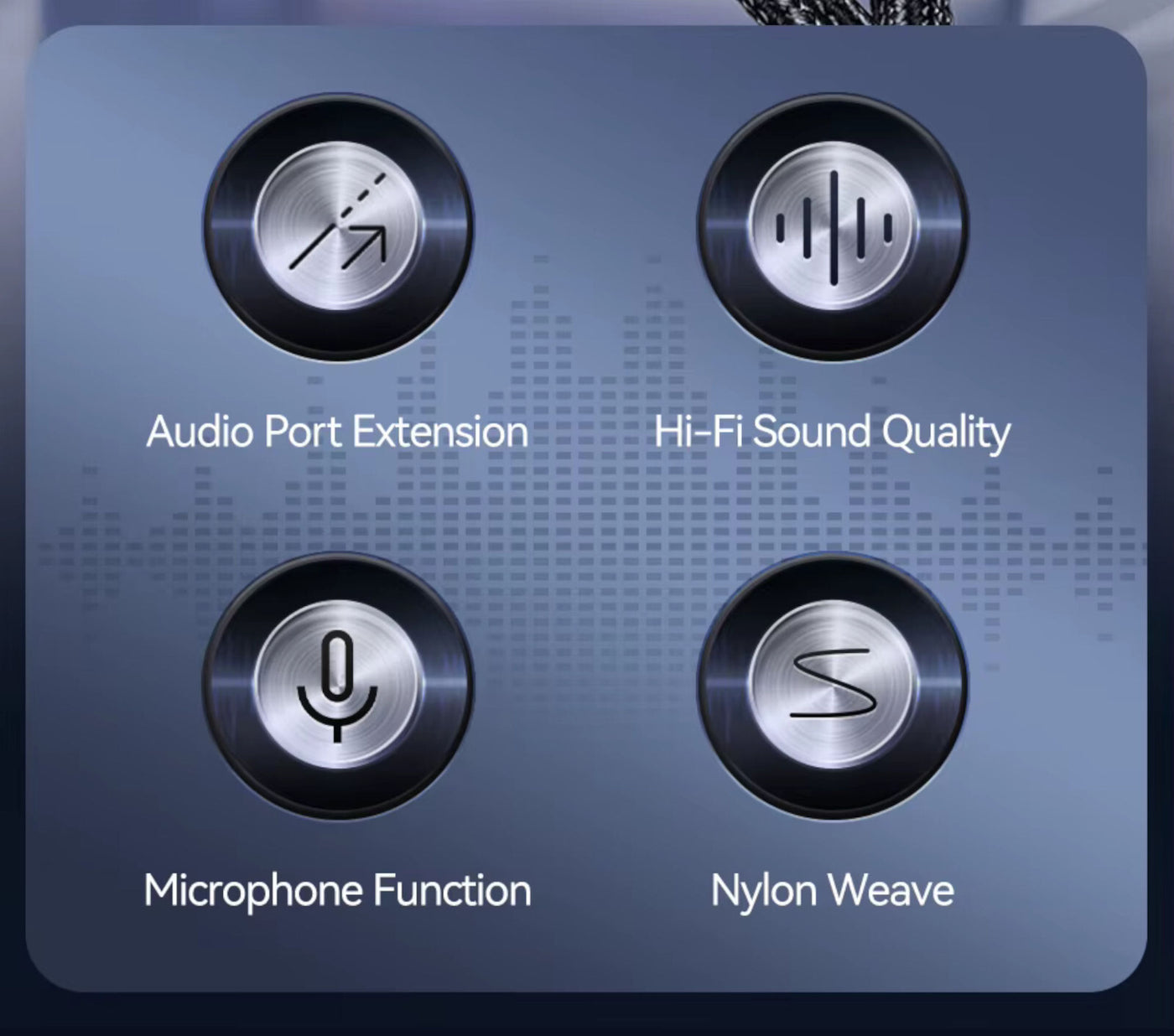 3m Rocoren Stereo Kopfhörer Headset Verlängerungskabel 3,5mm Klinke